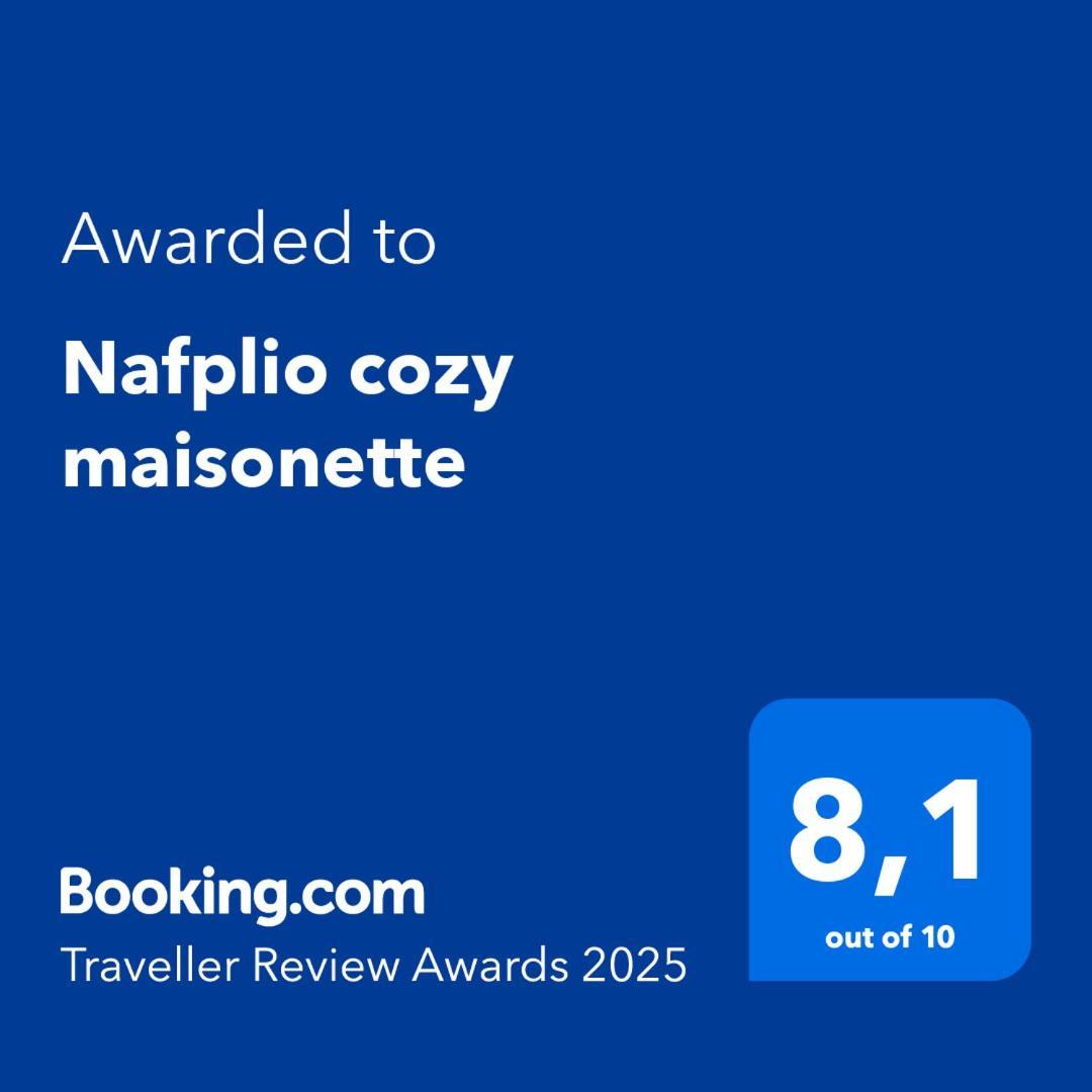 Nafplio Cozy Maisonette Exterior foto